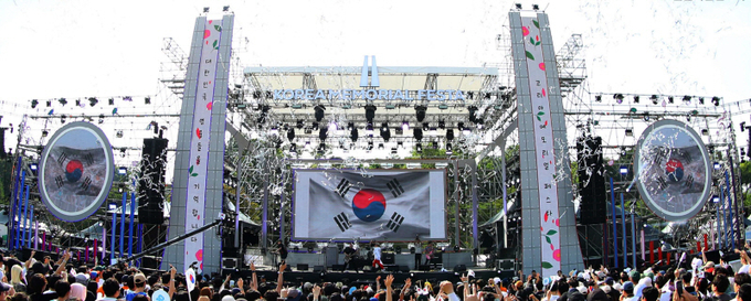 사진 설명=작년 25만명의 관중이 모였던 코리아 메모리얼 페스타 현장 (국가보훈부 제공)