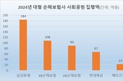 5대 손보사, 사회공헌 집행액 472억…1위 삼성 184억