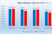 [2025 상반기 보험민원] 5대 손보사, 2.6 감소…DB 감소폭 최대