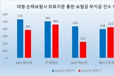 [2025 국감] ‘1위 싸움’ 삼성·메리츠, 의료자문 보험금 부지급 증가