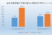 삼성 보험家, 자회사형 GA 매출 첫 3000억 돌파 눈앞