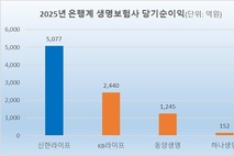 ‘신한’ > ‘KB+동양+하나’…은행계 생보사 1위 압도적 위상