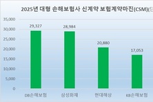 DB손보, 작년 신계약 CSM 1위…정종표號 수익성 강화