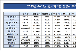 [하도급 결제 점검-현대차그룹] 완성차 ‘단기’ vs 철강·물류 ‘중장기’ 대비