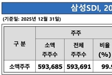 삼성SDI "소액주주 59만" 주주기반 확대…환원은 '신중'