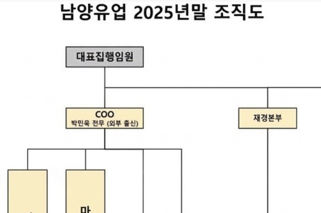 [단독] 남양유업, COO에 마케팅·브랜드 기능까지 '전략본부 전면 개편'