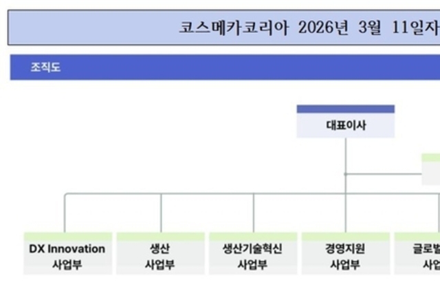 코스메카코리아, 색조라인 확장 위해 '생산혁신사업부' 신설했다
