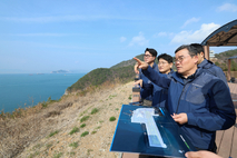 대우건설 김보현 대표, 가덕도신공항 예정지 점검…발주처와 협력 논의