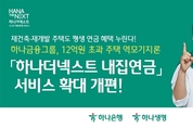 하나금융, 하나더넥스트 내집연금 서비스 범위 확대